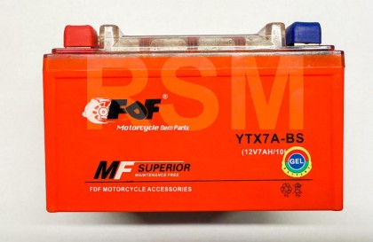 Baterie moto 12V7Ah(YTX7A-BS)