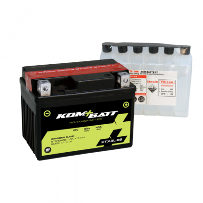 Baterie moto+electrolit Kombatt 12V3Ah (KTX4L-BS)/RMS 1000