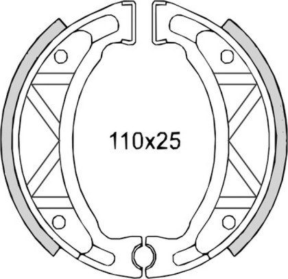 Saboti frana MBK Booster/RMS 0051