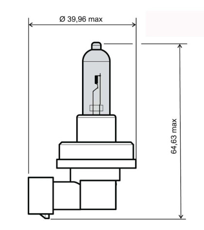 Bec H11 12V55W XENON/ RMS 0085