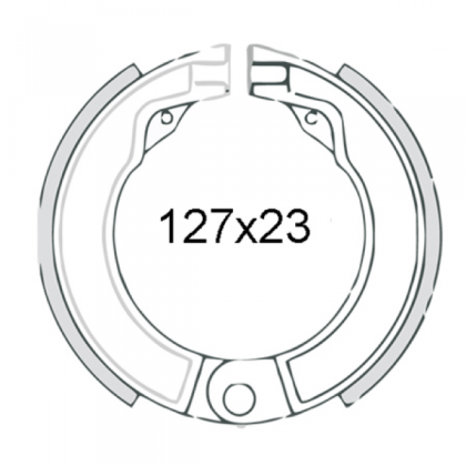 Set saboti frana spate Piaggio Vespa 125-150cc 51-62'/RMS 0550