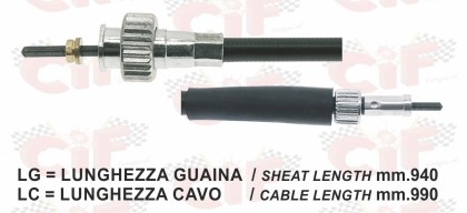 Cablu kilometraj Gilera Runner 50cc/RMS 0220