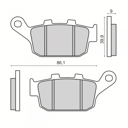Placute frana fata Honda X-Adv 750cc/RMS 3520